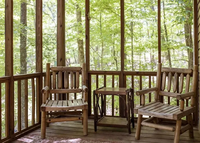 Pet Friendly Luxury Cabin Near Helen With Fire Pit